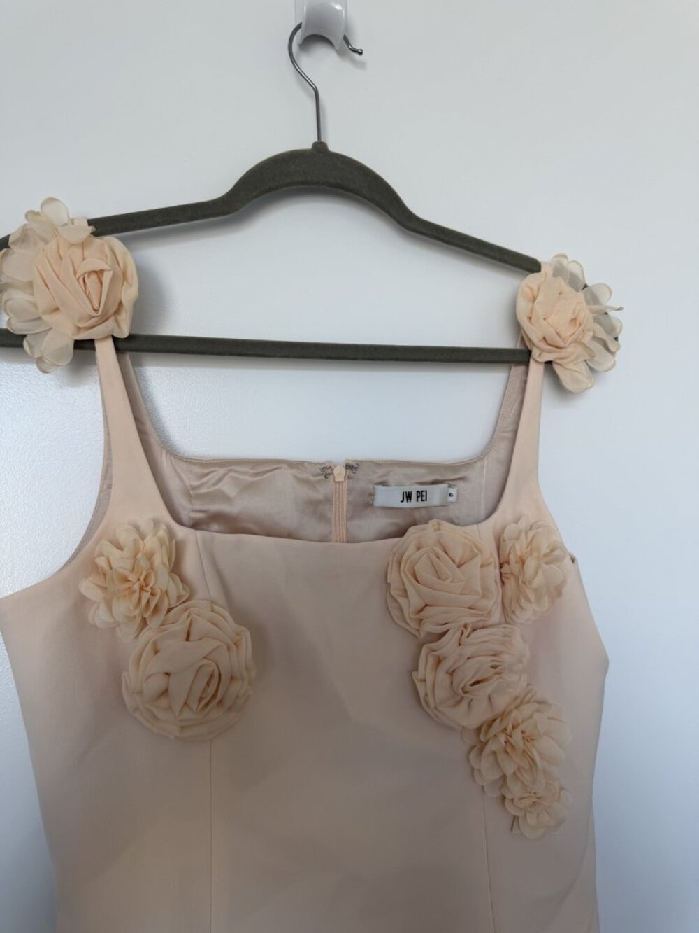 JW PEI Blush Rosette One-Shoulder Mini Dress - Picture 2 of 4